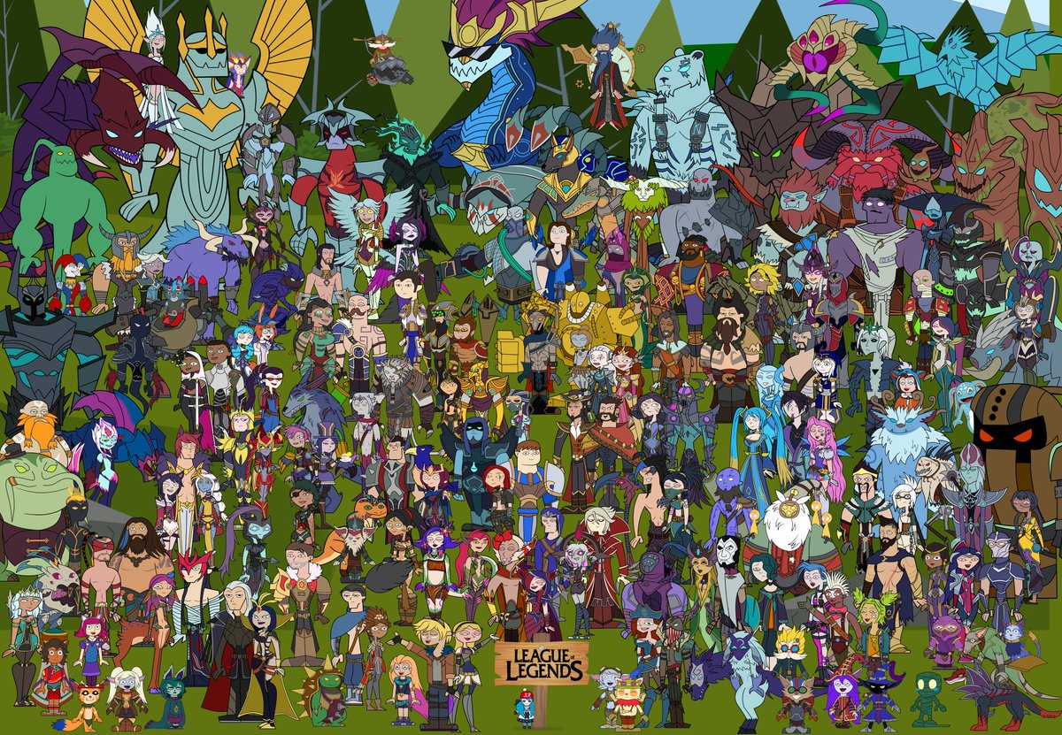 15 years, 168 characters, 168 stories and more
#LeagueOfLegendsFanArt  #League_of_Legends  #LeagueOfLegendsArt #ArtofLegends #leagueoflegendslatam