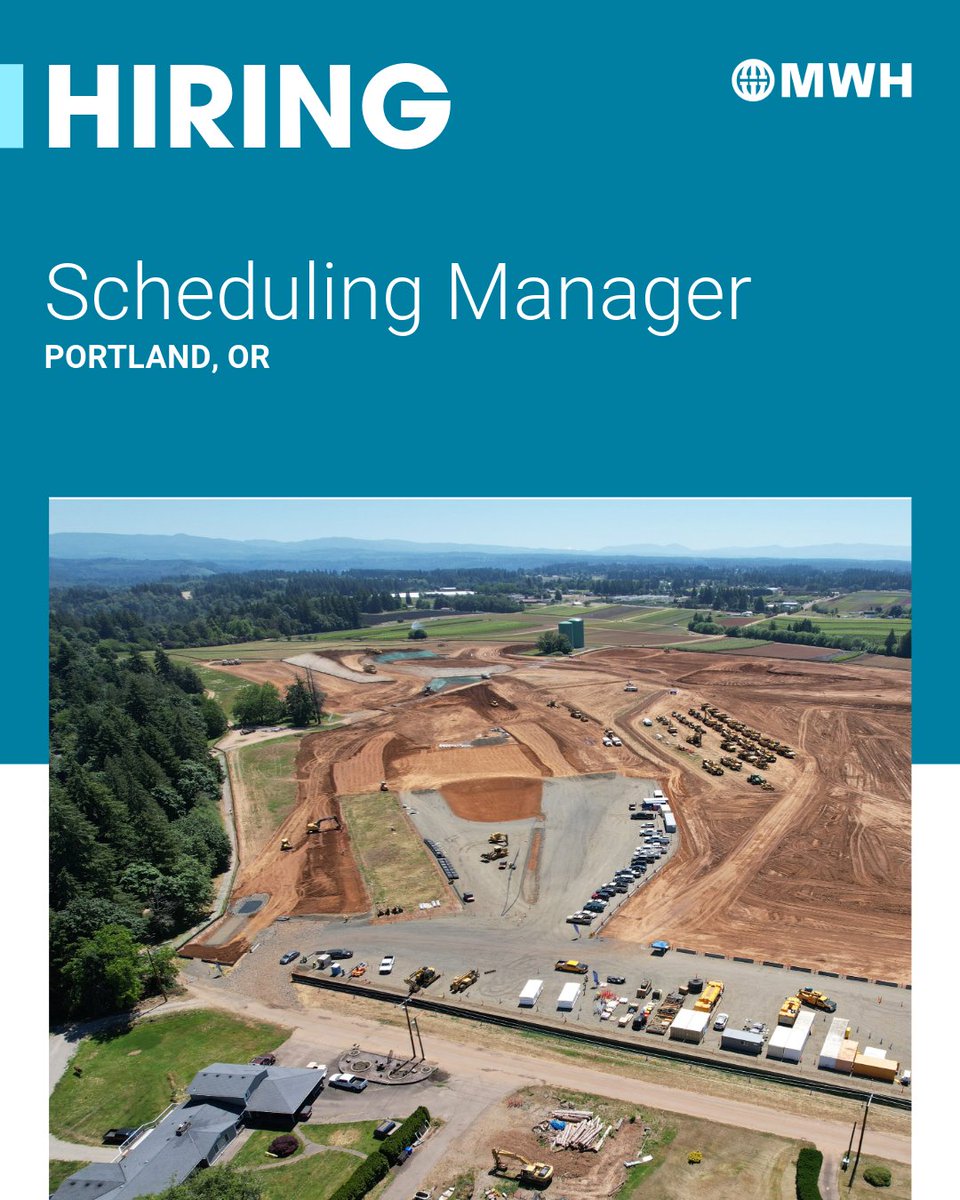 We are #hiring a #SchedulingManager in Portland, Oregon! #ApplyNow

🔗mwhconstructors.hrmdirect.com/employment/job…

Know someone who would be a good fit? Share this post with them!

#ConstructionScheduling #Careers  #CareersInConstruction  #NowHiring #PortlandJobs #OregonJobs #CICM