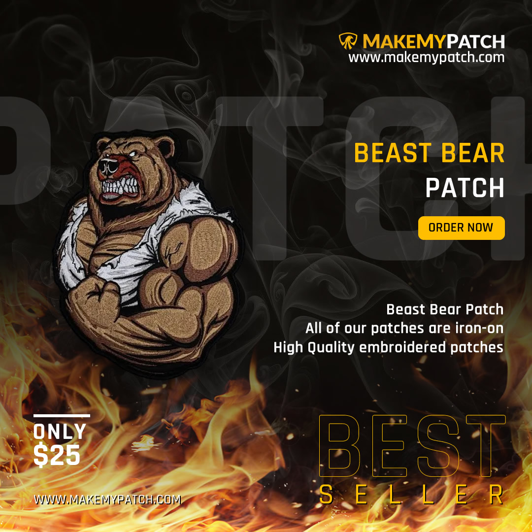 makemypatchnow's tweet image. The best-selling Beast Bear Patch embodies strength and boldness, making it a perfect choice for anyone wanting to make a statement with their gear. 

Order it now:

makemypatch.com/product/beast-…

#BeastBearPatch #BearPatch #BackPatch #StrongAndFierce #TopSeller #BestSellingPatch