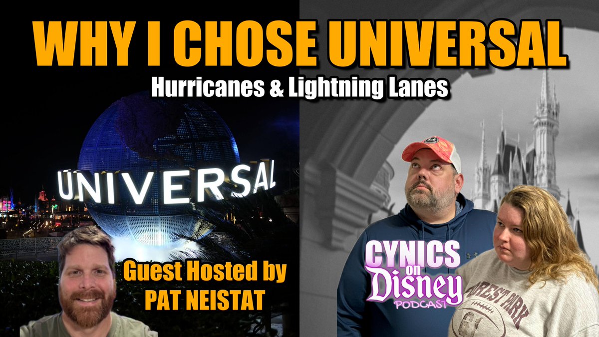 New #CODP episode is live now.

youtu.be/ebKyUlJ7vbQ?si…

#wdw #universalorlando #MiltonFlorida #lightninglane #notclub33