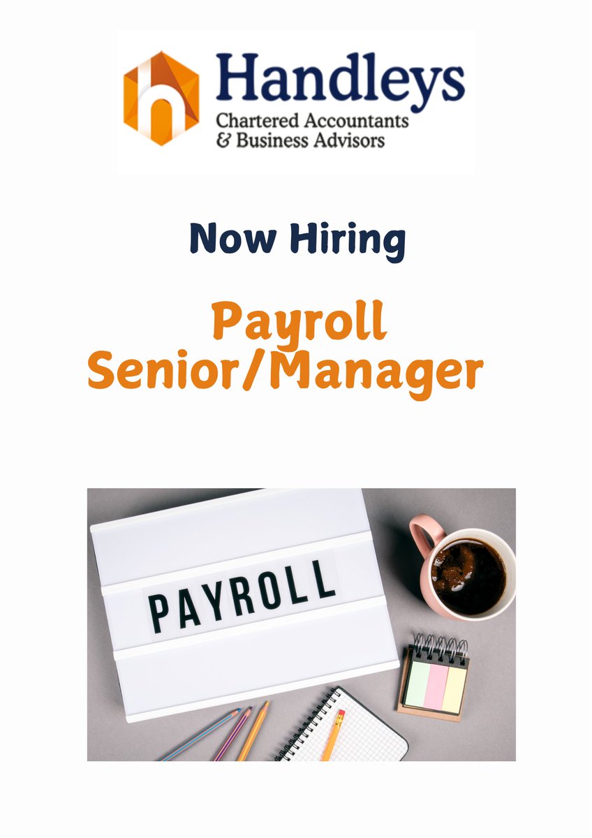 CinnamonHr's tweet photo. Our friends at @HandleysUK are recruiting a #PayrollManager based in #Banbury
Curious?
Please find out more 👇
https://t.co/lGJWbmXzKL https://t.co/FsU049yK1h