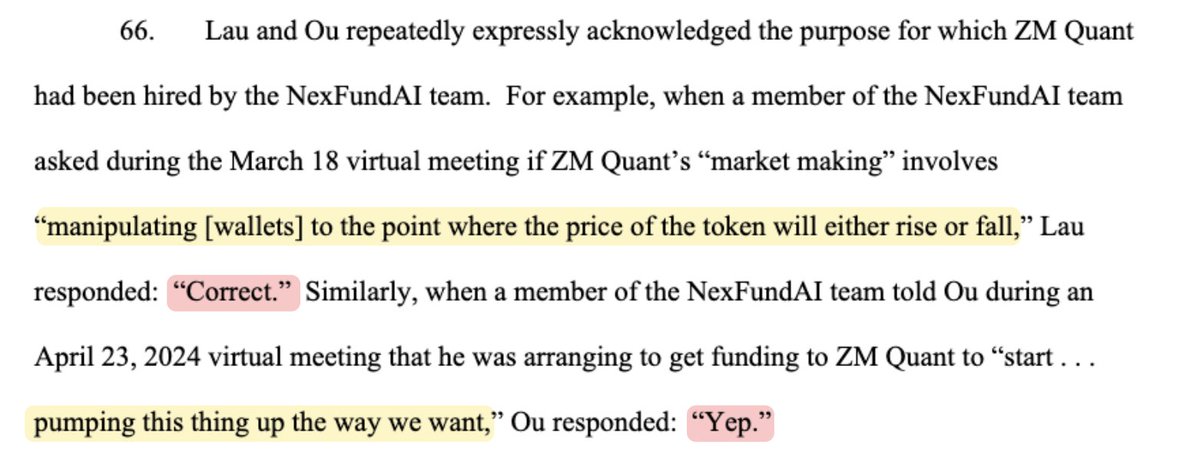 bubblemaps's tweet photo. @FBI Earlier this year, the market maker ZM Quant (ZMQ) made a deal with NexFundAI

During a video call, they openly agreed to “pump the price” for their new clients

Unfortunately for them, it was an undercover FBI operation https://t.co/jRyHQBtRYp