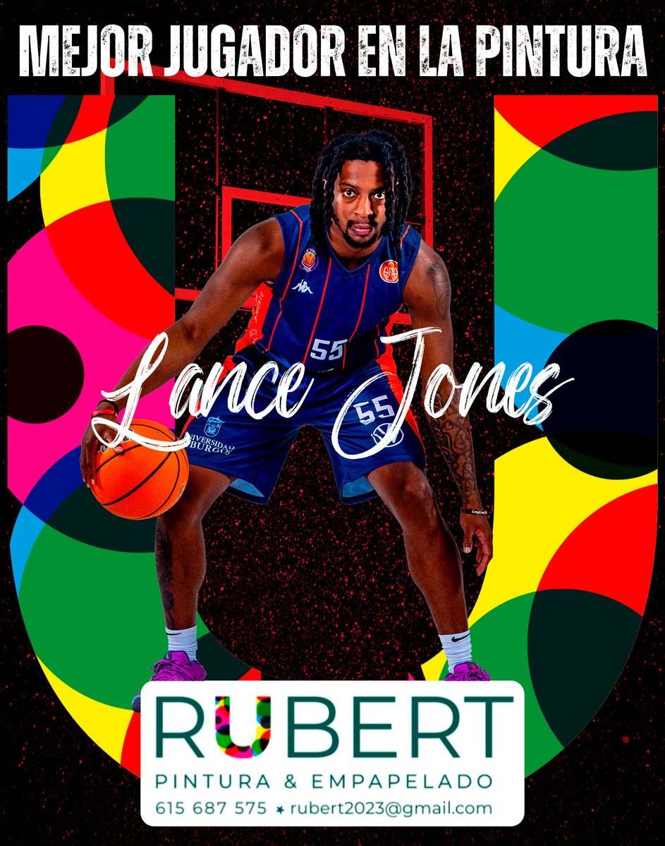 cb_tizona's tweet photo. 𝗠𝗲𝗷𝗼𝗿 𝗝𝘂𝗴𝗮𝗱𝗼𝗿 𝗲𝗻 𝗹𝗮 𝗣𝗶𝗻𝘁𝘂𝗿𝗮 🆚 Valladolid: @LanceBuckets 🔥

📊 22 puntos | 65% en 2pt | 3 triples

Presentado por Rubert Pintura &amp; Empapelado 🎨

#DisfrutamosJuntos #PrimeraFEB https://t.co/H3Mz35R4WW