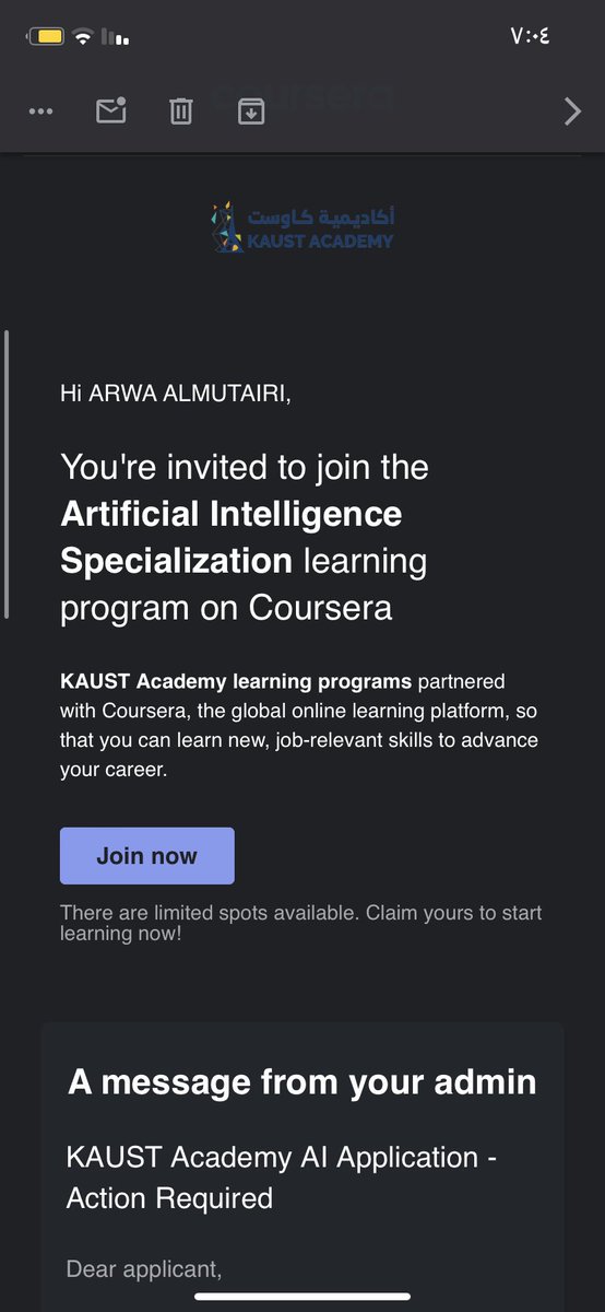 arwas_CS's tweet photo. New journey is coming 🥳
الحمدلله https://t.co/QMUyU8sz2J