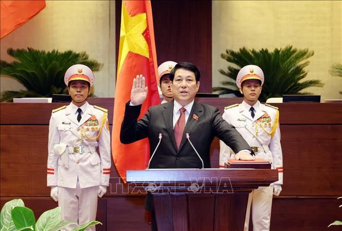 Sinceras felicitaciones al compañero Luong Cuong por su elección como Presidente de la República Socialista de Vietnam.  

Estamos seguros que continuaremos profundizando las excelentes relaciones de amistad y cooperación entre nuestros países.