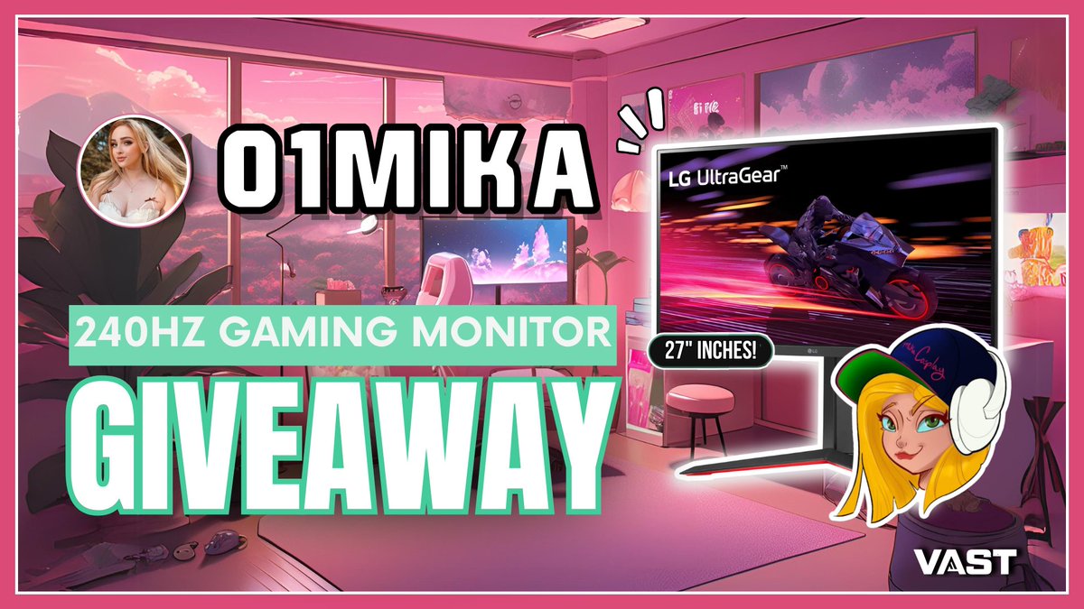 itsmichaelalee's tweet image. Join the giveaway 💕

Perform these tasks via the link below:

🔁 Retweet + Like

✅Follow @itsmichaelalee &amp;amp; @VastGG 

Enter Here: tinyurl.com/Vast-01Mika