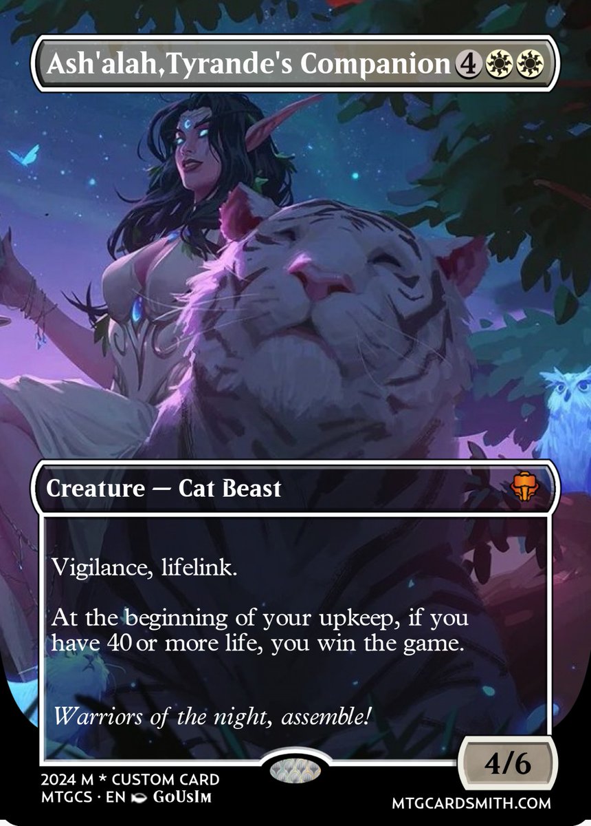 gilsontosta's tweet photo. Eu estou oficialmente VICIADO em fazer arte alternativa de carta de Magic. Ainda mais quando são temáticas de WoW ❤️ https://t.co/x3g5UduA2d