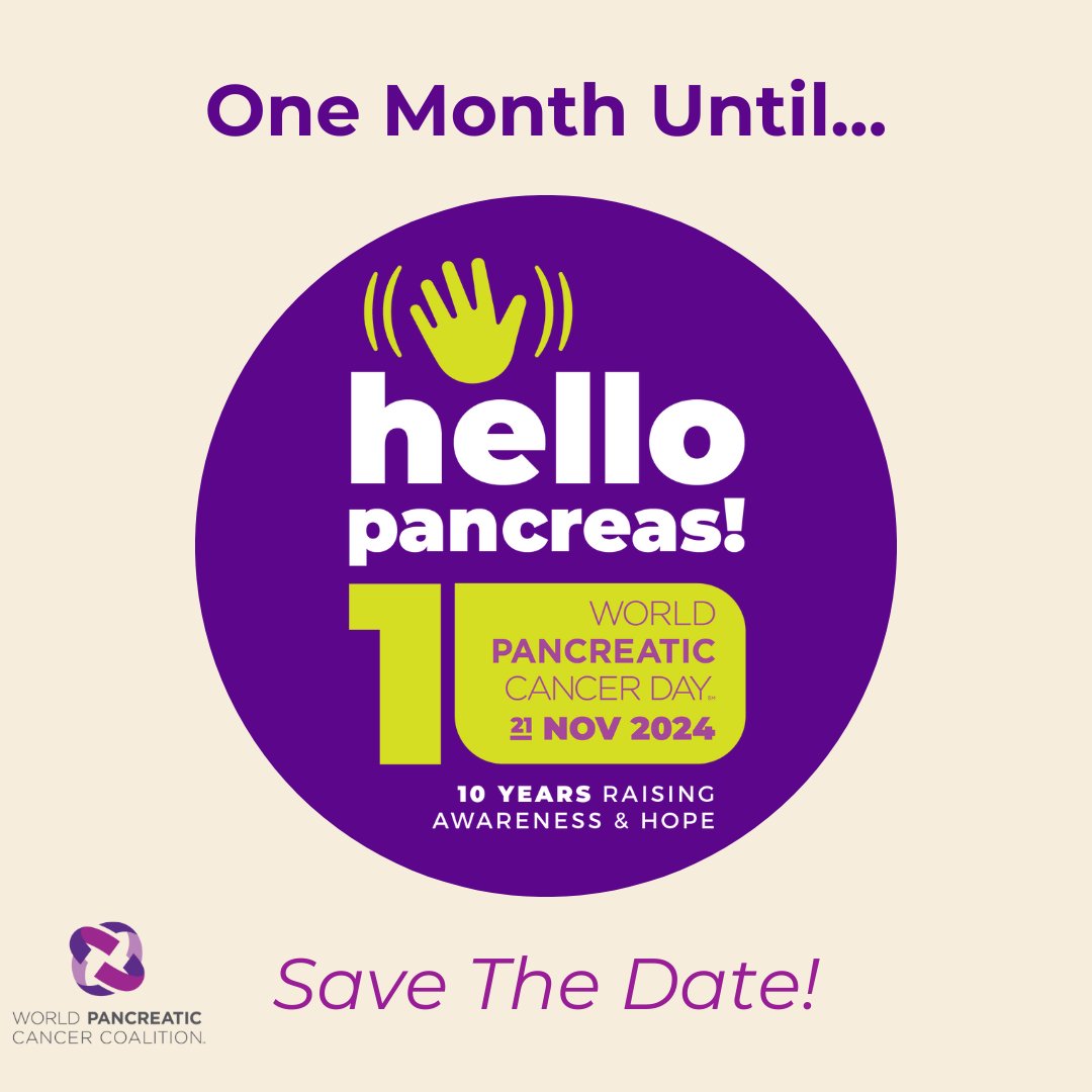 #WPCD is only a month away! The #WPCC has leading the charge over the past 10 years to drive transformational change for all those affected by #pancreaticcancer. Visit hellopancreas.com to download the 2024 WPCD campaign assets.
 #pancreas #hellopancreas #earlydetection