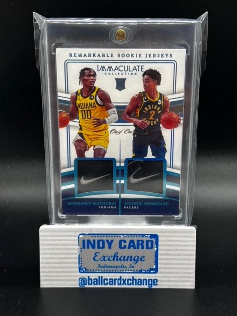 Ballcardxchange's tweet photo. ICE Boxes are back again! Pacers Volume II boxes are coming on Friday, October 25th! They will be available in-store. Pictured are just some of the potential hits! #collect #thehobby #supportyourlcs #sportscards #pacers #repack #icebox https://t.co/oHRi6Tofzs