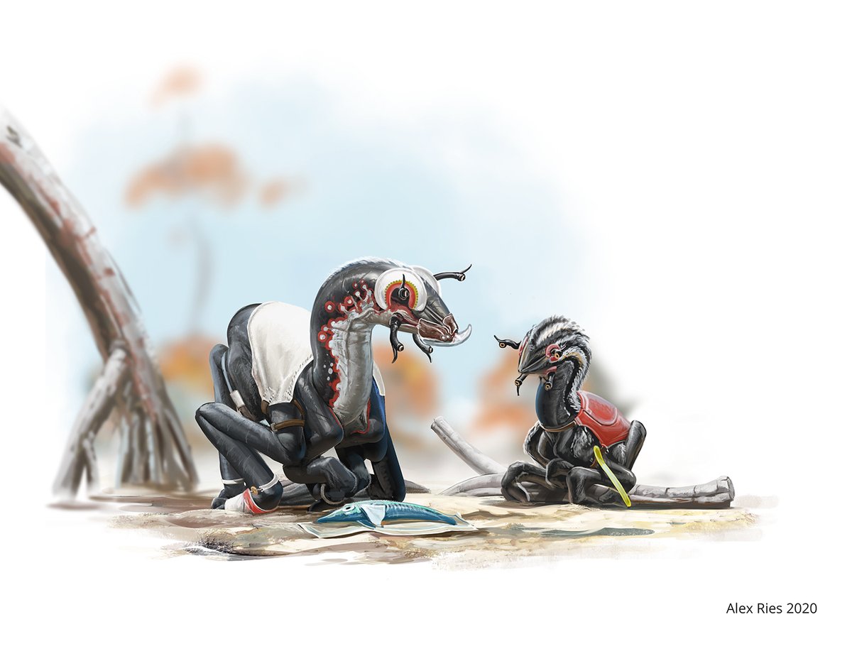 alexriesart's tweet image. The Kickstarter for 'Other Worlds', my first ever book, is GO!     

Filled with art from Subnautica: Below Zero, the Birrin Saga, and decades of my illustration and concept art.
 
I took no half-measures creating this book. The Kickstarter link is here! bit.ly/403C70b