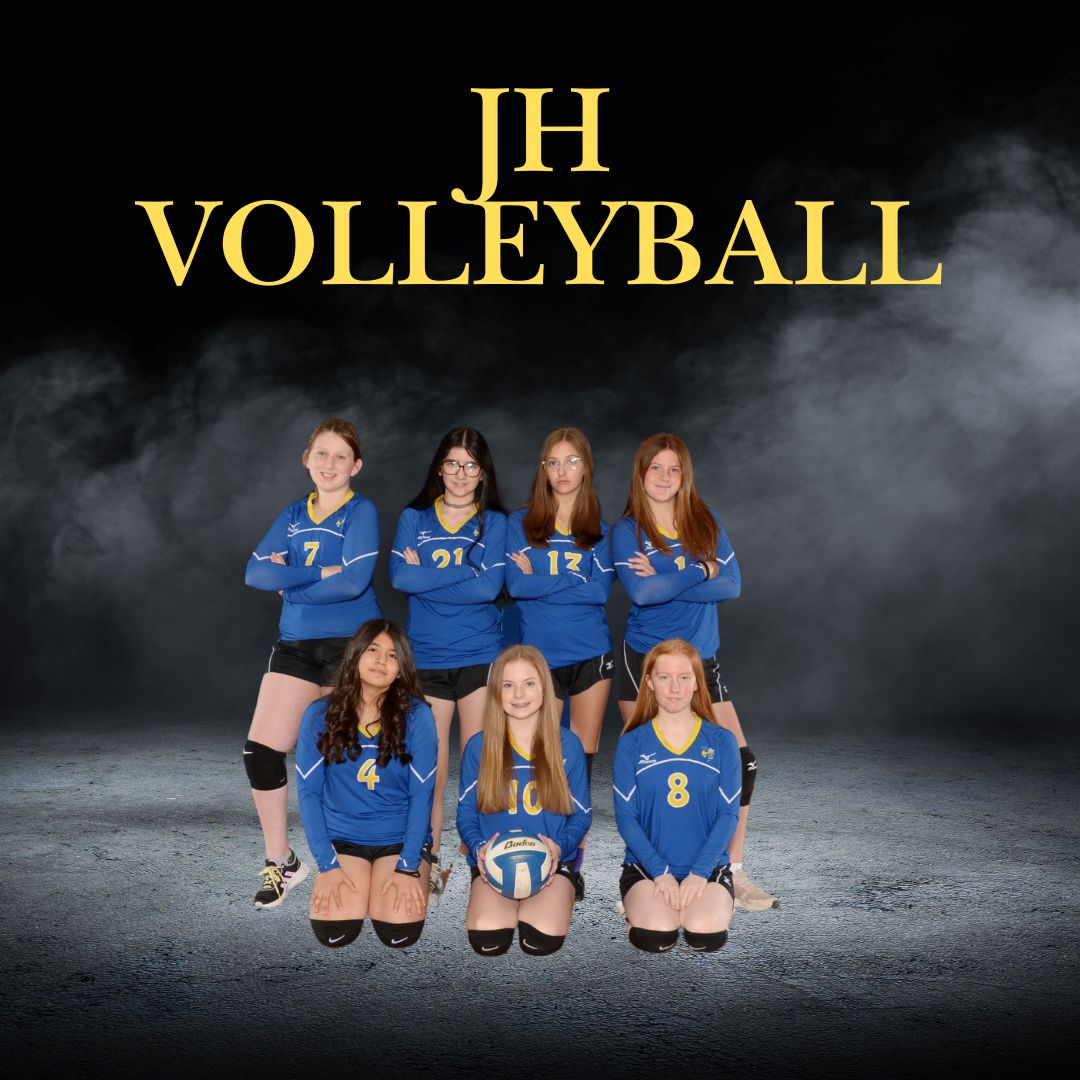 Congratulations to our JH B team on a great season! They went 1-1 at the district tournament on Saturday.