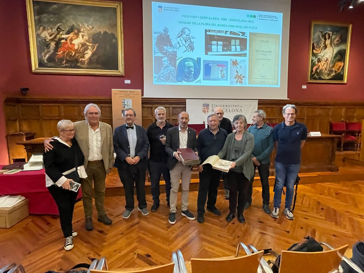 ajmanresa's tweet photo. 🌿Avui s'ha completat el trasllat de l'herbari de Pius Font i Quer a la @UniBarcelona

🔎El Centre de Documentació de Biodiversitat Vegetal de la Universitat custodiarà aquest patrimoni amb un important valor històric i el posarà a disposició dels investigadors https://t.co/Dgi40g9UhD