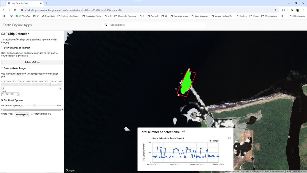 djriveraros's tweet photo. @raisabanfield @sinmineria @YAESYA4 @Saldelasredespa @sentinel_hub NICFI de @planet 

Vía @bellingcat SAR Ship Detection #EarthEngineApp https://t.co/BtrbizlLOG