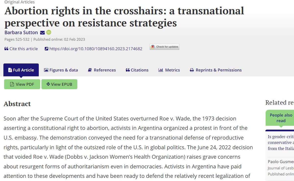 The Journal of Lesbian Studies tweet media