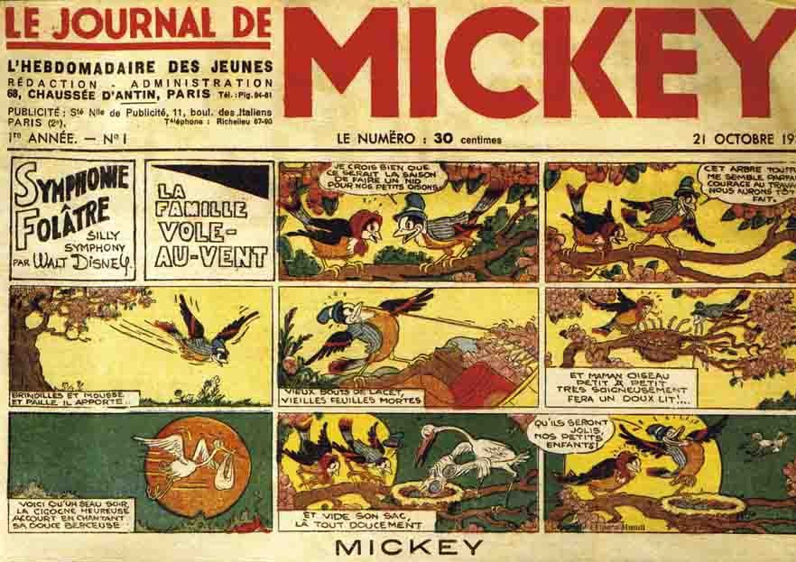 [#CeJourLa] Il y a 90 ans, le 21 octobre 1934, paraissait le no 1 du Journal de Mickey
<a href="/JDMOfficiel/">Le Journal de Mickey</a> <a href="/WaltDisneyCo/">The Walt Disney Company</a>