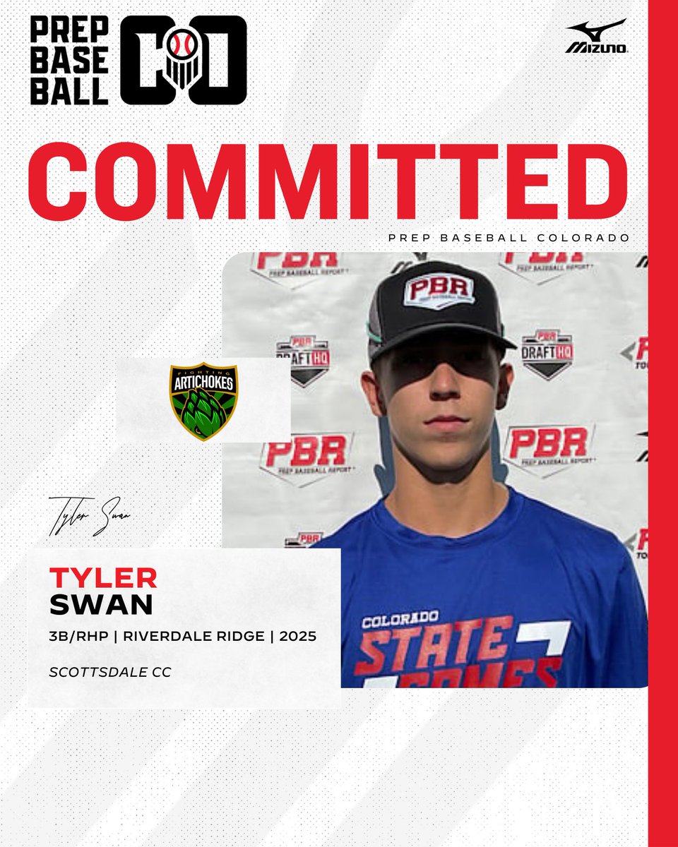 🚨𝐂𝐎𝐌𝐌𝐈𝐓𝐌𝐄𝐍𝐓 𝐀𝐋𝐄𝐑𝐓🚨

'25 3B/RHP Tyler Swan (Riverdale Ridge) has announced his commitment to Scottsdale CC.

👤: loom.ly/JDinjV8 | <a href="/tylerswan06/">Tyler swan</a>