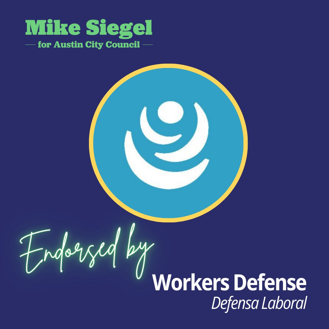 MikeSiegelTX's tweet photo. As a longtime pro-union activist, and as a proud union member when I was both a public school teacher and city worker, I'm honored to have such strong union support. https://t.co/IpejKhVRfb
