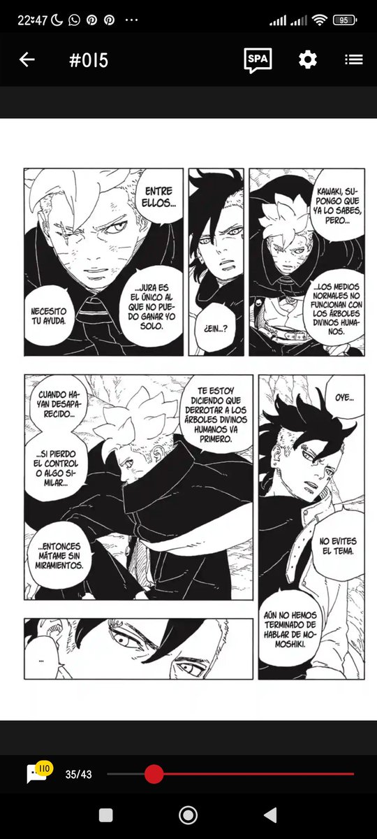 FabiolaA273's tweet photo. Van a seguir queriendo que Momoshiki haga presencia? 🫠💔
#BORUTO #borutotwobluevortexchapter14 https://t.co/P1hFDomfF4