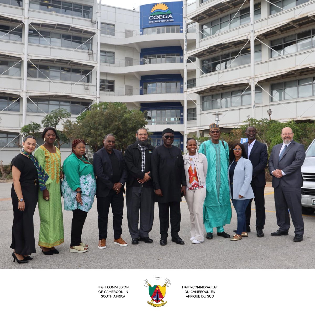 cameroonhc_sa's tweet photo. The High Commissioner undertook a visit to the Eastern Cape Province and met COEGA CEO https://t.co/iJKOrWLmUq