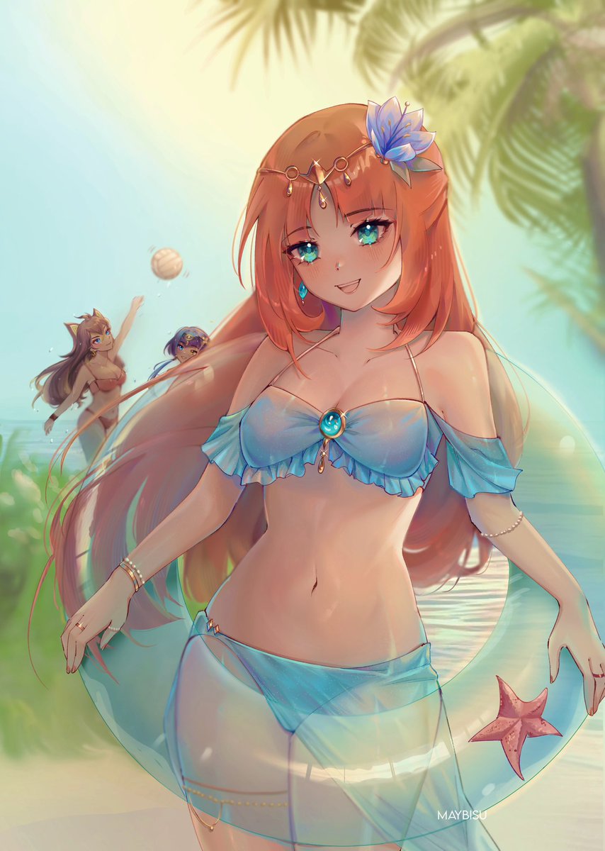 My contribution to the zine!🐬 Leftover sales open!! Be sure to check it out <3 

#GenshinImpact #Nilou #Genshinfanart