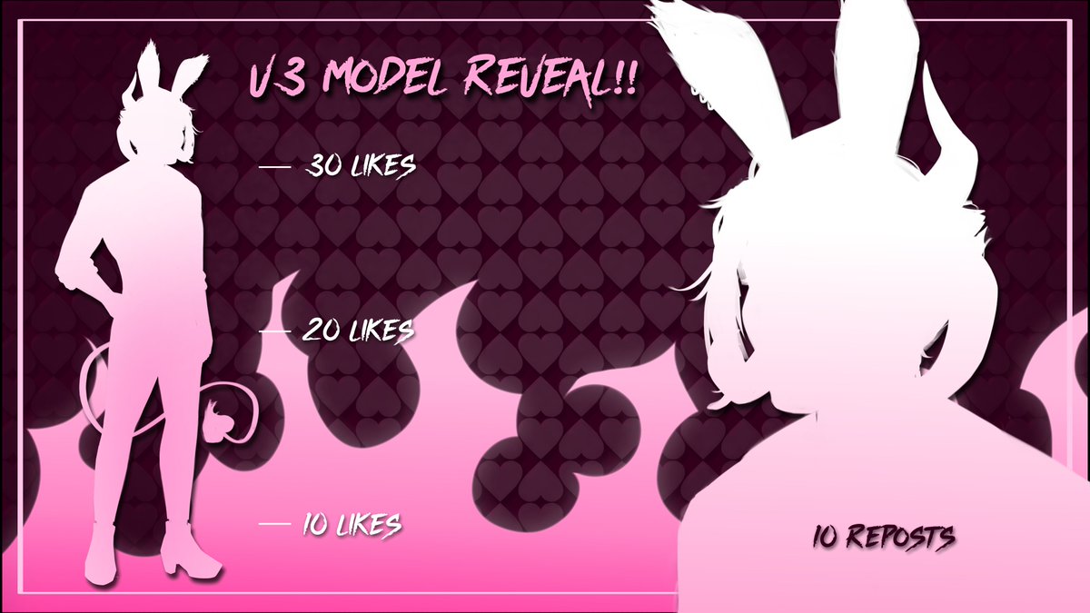 🔥 V3 MODEL REVEAL! 🔥

Welcome my souls~ debut draws near 🗡️ after months of dedication… I believe it is time to finally reveal to you all my new design. 🐇

Like and RT to reveal!!