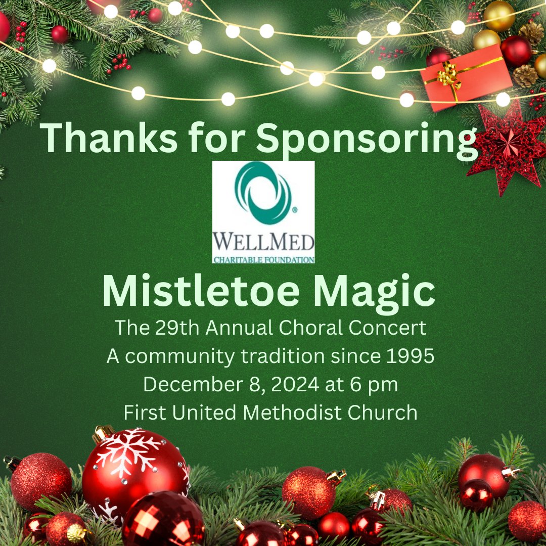 SeniorAccessTx's tweet photo. Thank you Edward Jones and WellMed Gives for sponsoring our Christmas Concert "Mistletoe Magic" Your support will keep seniors independent and out of isolation.  If you want to sponsor, click here https://t.co/XVkFI3ym1h https://t.co/bpOQRlW3zX