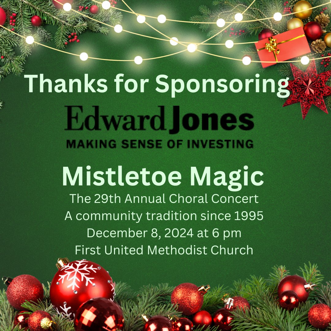 SeniorAccessTx's tweet photo. Thank you Edward Jones and WellMed Gives for sponsoring our Christmas Concert "Mistletoe Magic" Your support will keep seniors independent and out of isolation.  If you want to sponsor, click here https://t.co/XVkFI3ym1h https://t.co/bpOQRlW3zX