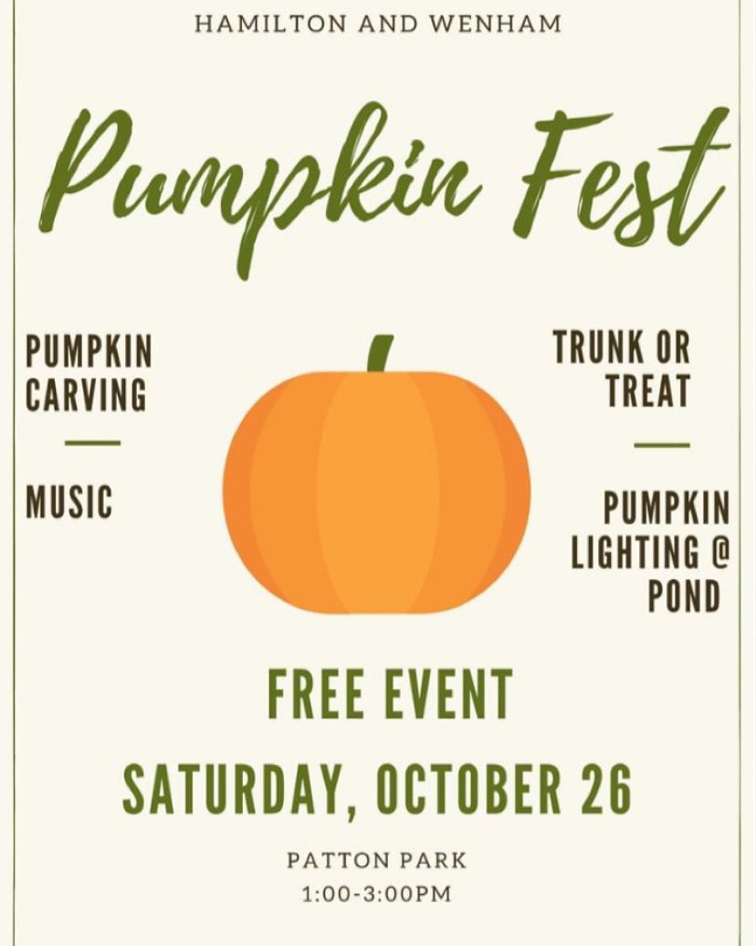 We can’t wait to see you at Pumpkinfest this year! We have created another awesome display for the Trunk or Treat with the @HWLibraryKids!  Hint: 🍪

#EarlyChildhoodPartnersCFCE #EEC #CFCE #hamiltonma #wenhamma