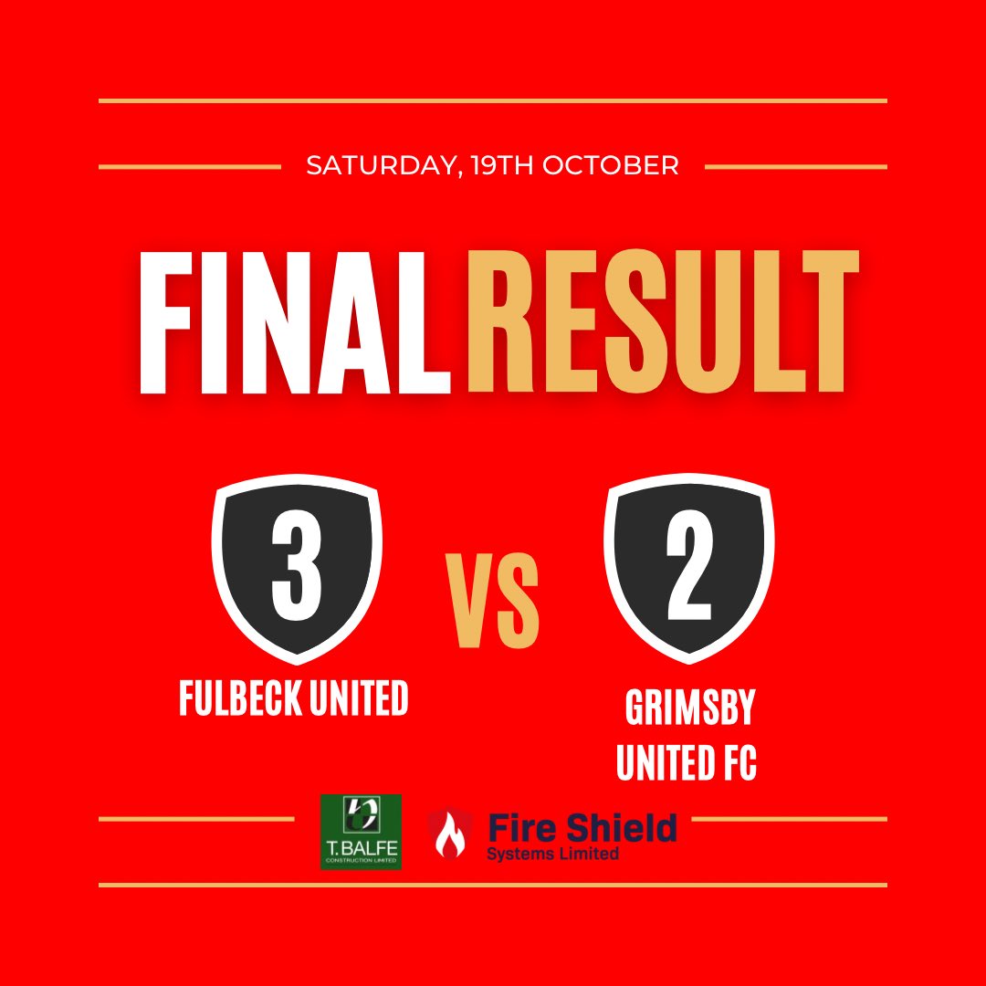 FulbeckUnitedFC's tweet photo. Late post due to too many beers at race night!

On Saturday a hard fought game where Grimsby pulled back a 2-0 deficit in 2 minutes sees us come away 3-2 winners with a late goal!

Goalscorers were
Ethan Martin⚽️
Liam Taylor⚽️
@ollycon07 ⚽️

🌳🔴⚫️🌳 https://t.co/YZeApViRqH