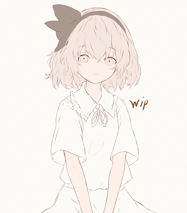 ようやっと新規イラストが描ける余裕が出てきましたので久しぶりに筆を握ってますwipなのですよ～ 