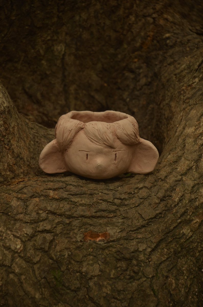 atabalala's tweet image. 手工小小花盆🌿 #handwork #Handmade #clay #horticultural #flowerpot #plants