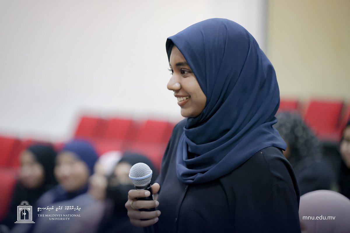 MNUedu's tweet photo. Fourth session of the #SpeakerSeries 2024 (Fahi Musthagbal), presented by the inspiring Ms. Thasleema Usman was an interactive session filled with insightful discussions and engaging conversations. https://t.co/OWuPJnsnaA