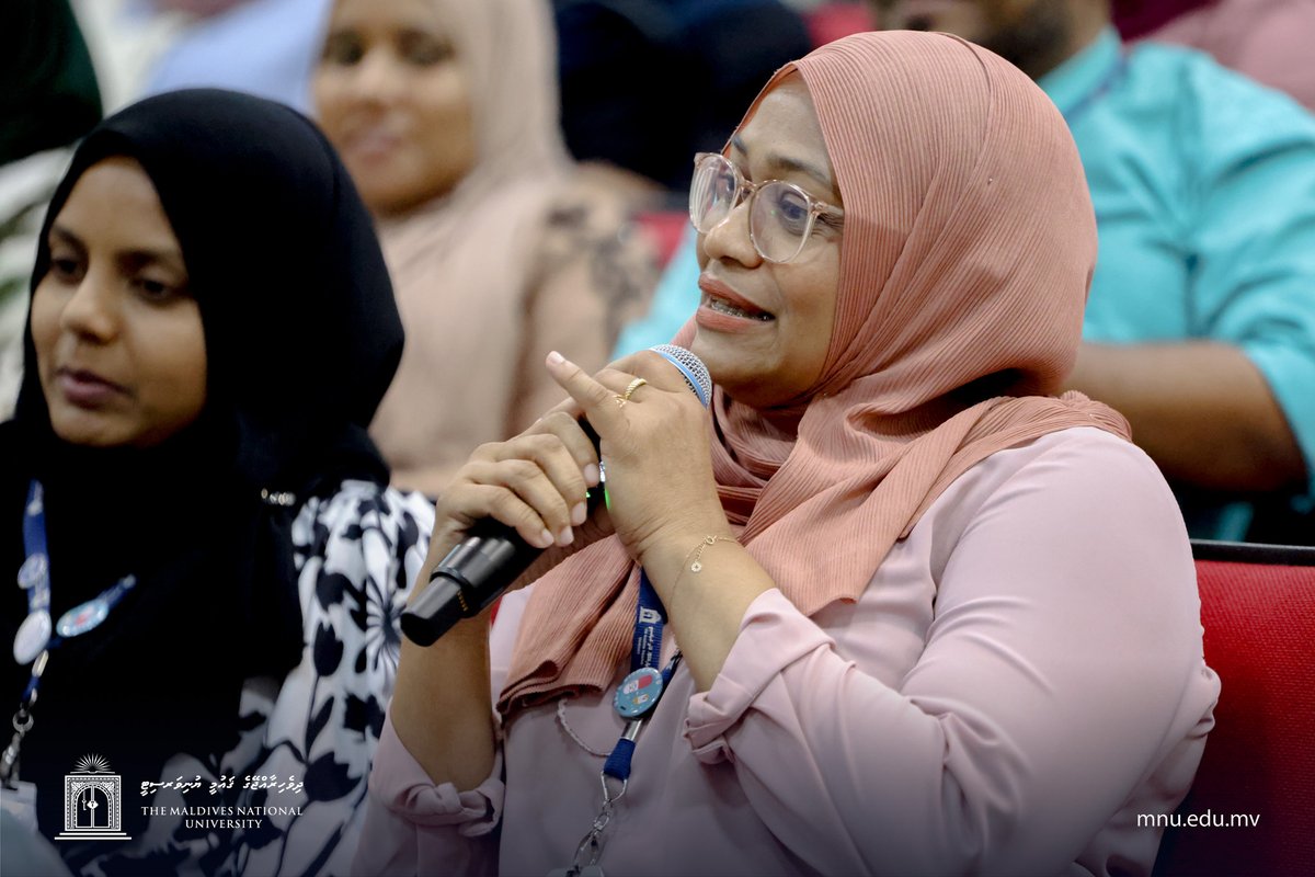 MNUedu's tweet photo. Fourth session of the #SpeakerSeries 2024 (Fahi Musthagbal), presented by the inspiring Ms. Thasleema Usman was an interactive session filled with insightful discussions and engaging conversations. https://t.co/OWuPJnsnaA