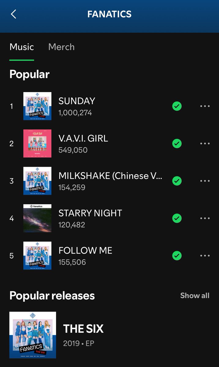 FanaticsVoting's tweet photo. Sunday 1 Million Streams Party 💙🤍

#FANATICS
#파나틱스
#ファナティックス

#Doi #도이 #ドイ
#Sika #시카 #シカ
#Chaelin #채린 #チェリン
#Chiayi #지아이 #ジアイ #李家儀
#Via #비아 #ビア
#Yoonhye #윤혜 #ユンへ
#Rayeon #나연 #ナヨン #李奈衍
#Doah #도아 #ドア #金鍍我 https://t.co/yVAjoifIBs