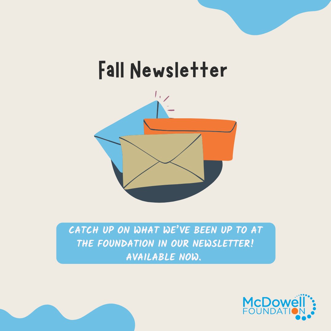 The Fall Newsletter is now available! mcdowellfoundation.ca/fall-2024-news…