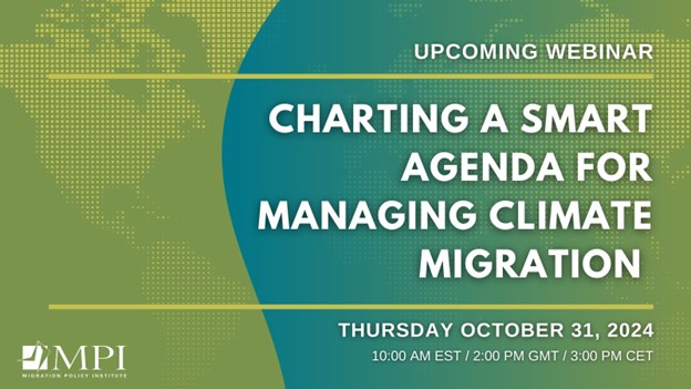 🔊Get ready to hear from <a href="/hindaissaouibe1/">Hind Aïssaoui Bennani</a> of @UNMigration, <a href="/DMombauer/">Dennis Mombauer</a> of <a href="/SLYCANTrust/">SLYCAN Trust</a> &amp; <a href="/michelletleigh1/">Michelle Leighton</a> of @ILO on smart policies to address #climatemigration.

Moderated by our <a href="/Lawrence_Huang9/">Lawrence Huang</a> 

💻Register here: bit.ly/climate-agenda…