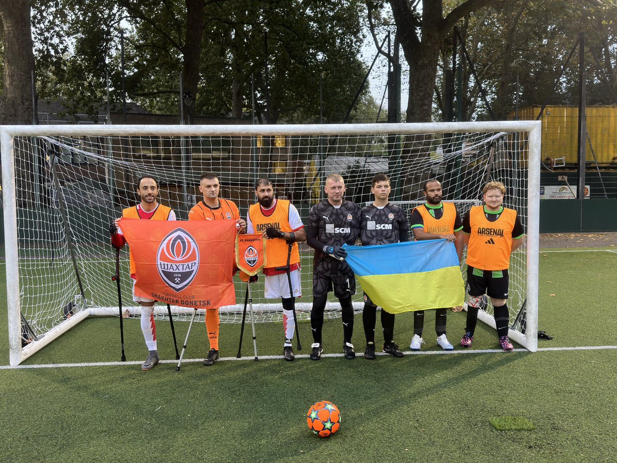 All the teams have now arrived at the hallowed Coram Fields - scheduled to kick off soon.

You can get involved in the game and help spread awareness through the hashtags below.

#GameForUkraine #FootballForLife