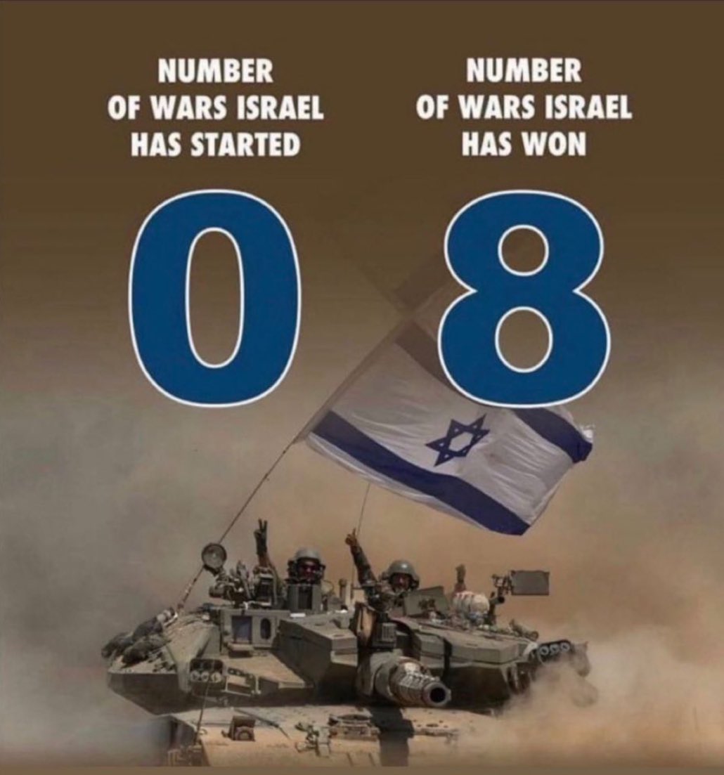 History will repeat itself again. 🇮🇱