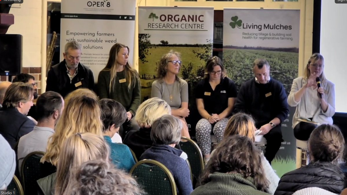 OrgResCent's tweet photo. Charlotte Bickler has been chairing this session on Co-Creation of On-Farm research. Great panel. #CultivatingWisdom https://t.co/9p4e9z2ZNi
