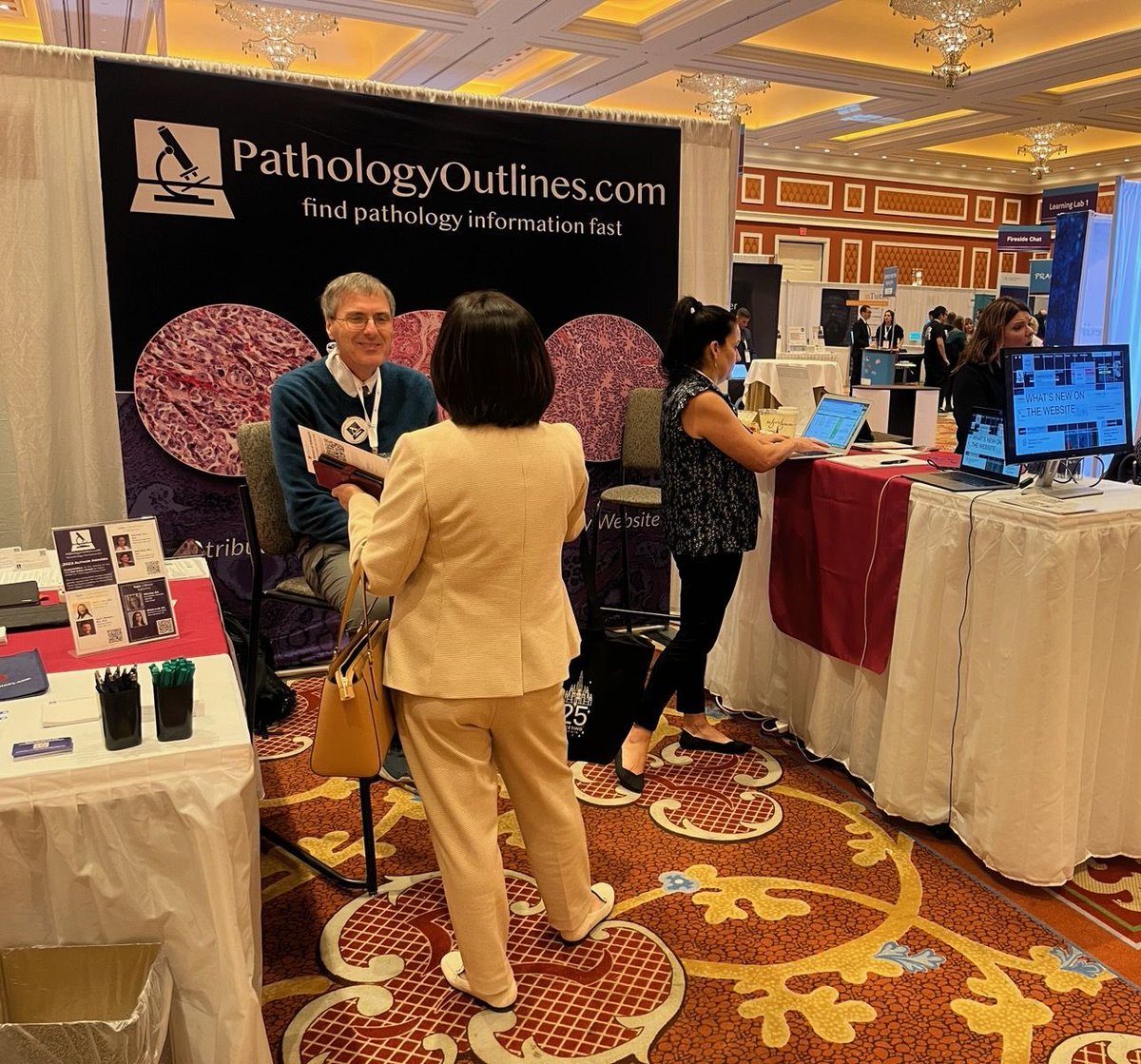 Pathoutlines's tweet image. Are you in Vegas at CAP24? Say hello to the PathologyOutlines.com staff at Booth 520!

See the link in the comments for details.

#PathTwitter #PathologyOutlines #CAP24