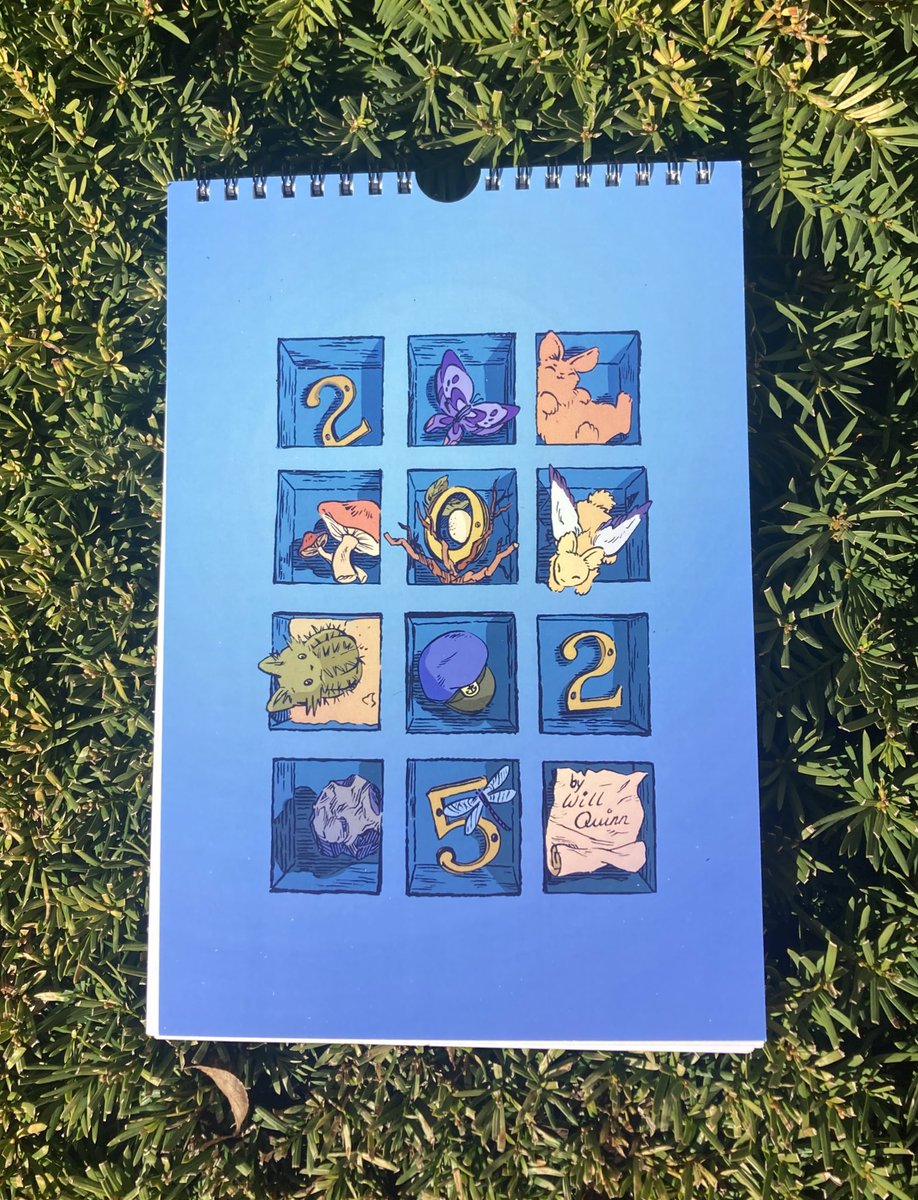 Hi everyone. The bunny calendar for 2025 is ready!!

It has 12 months of lightly fantastical rabbit drawings✨🐇

willquinnart.com/shop/p/2025-bu…