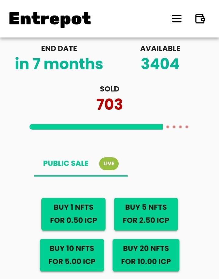 703 iistronauts Gen 2.0 #NFTs minted so far, including Builders, Sentinels, and Skywards.

Big thanks to everyone for the support! 👨‍🚀 #ICP

Our Launchpad: entrepot.app/sale/iistronau…