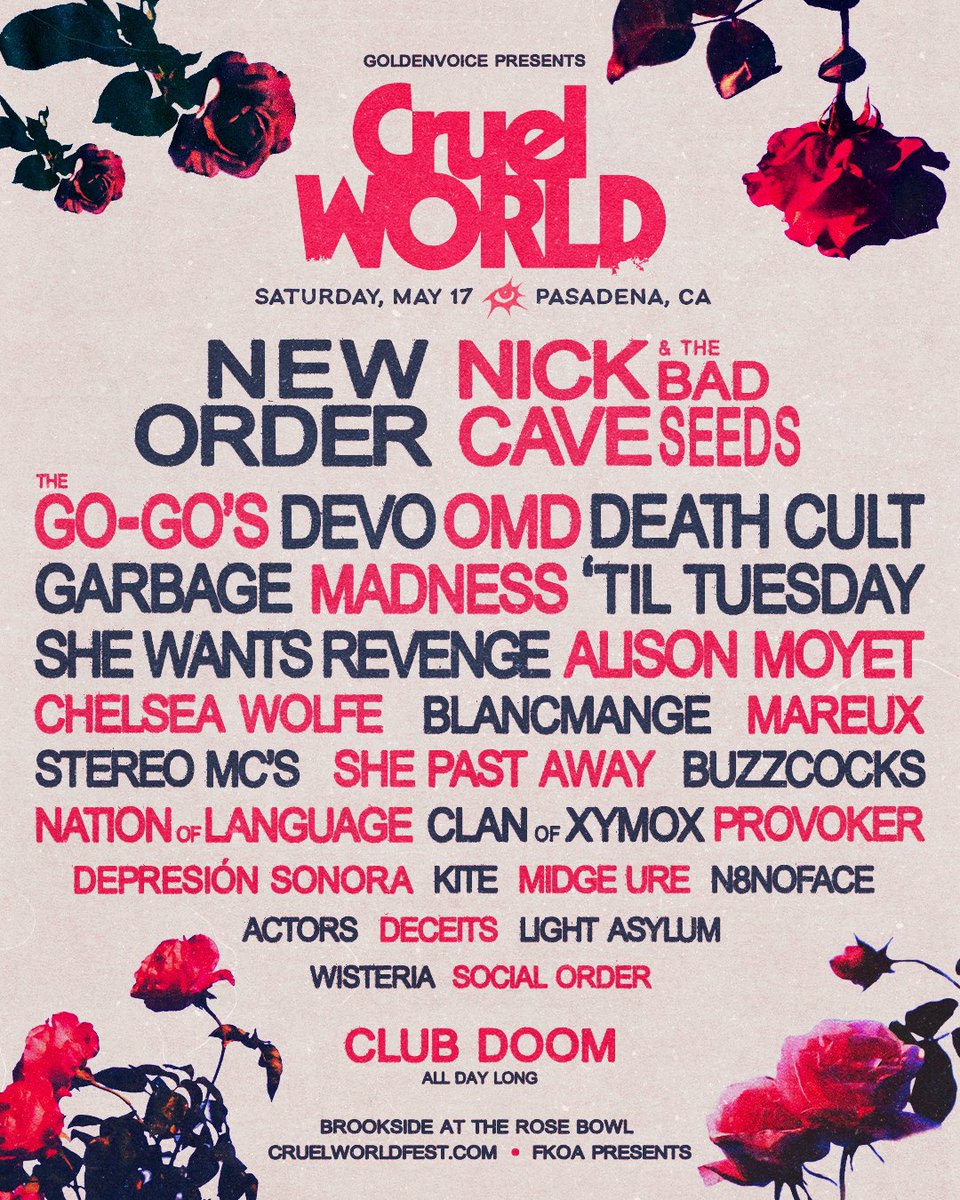 Justin Warfield | Adam Bravin (@shewantsrevenge) on Twitter photo 👀<a href="/cruelworldfest/">Cruel World Festival</a> Register now for access to passes on sale Friday, October 25 at CruelWorldFest.com 👀<a href="/cruelworldfest/">Cruel World Festival</a> Register now for access to passes on sale Friday, October 25 at CruelWorldFest.com