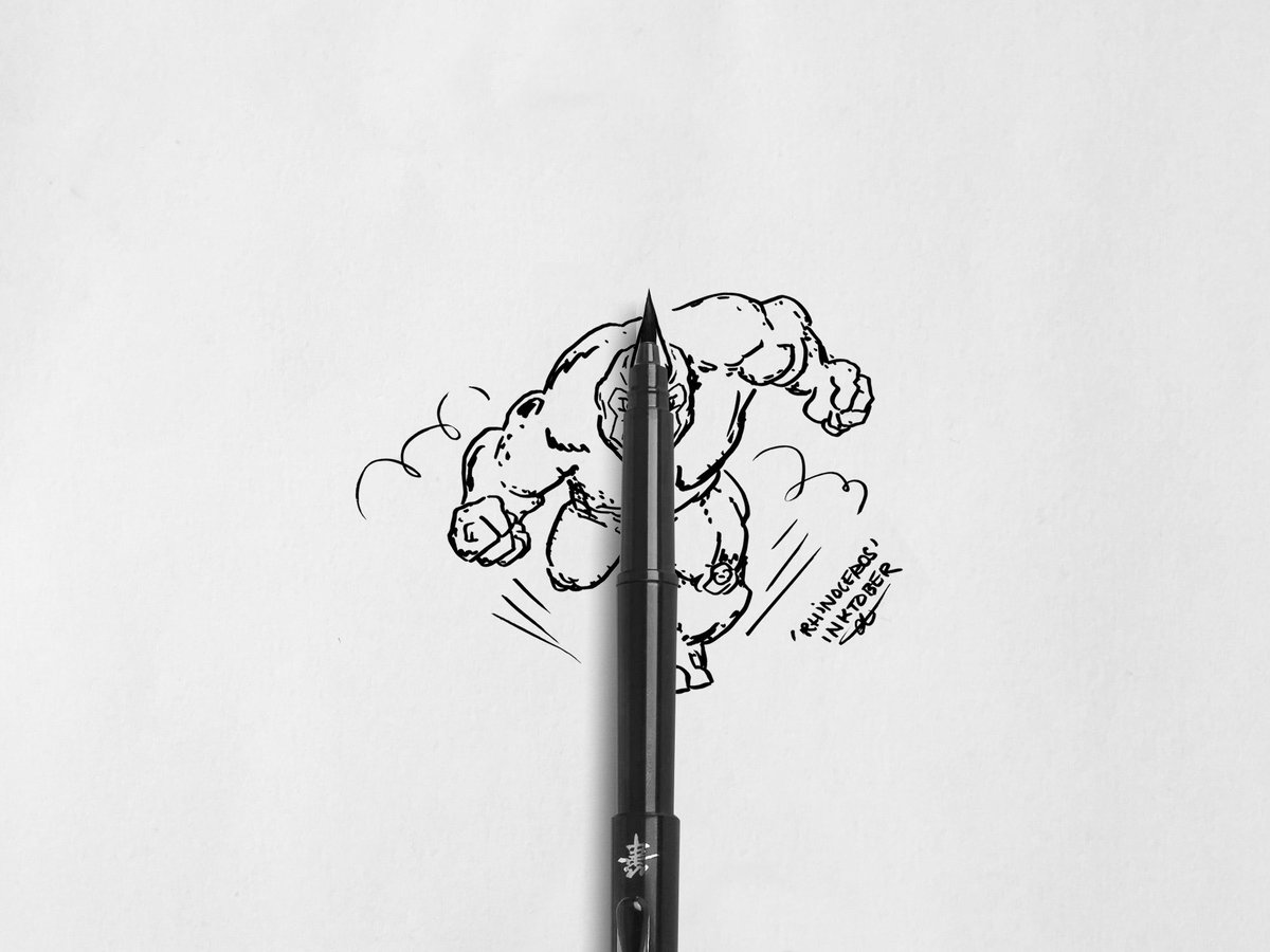 UNDERCOVERCOMI's tweet photo. INKTOBER ● DAY 21 : RHINOCEROS 
@inktober #rhinoceros #Rhino #inktober #marvelcomics #comics #spiderman #inktober2024 #marveltober #inktoberRhinoceros https://t.co/CmDU07ZDli