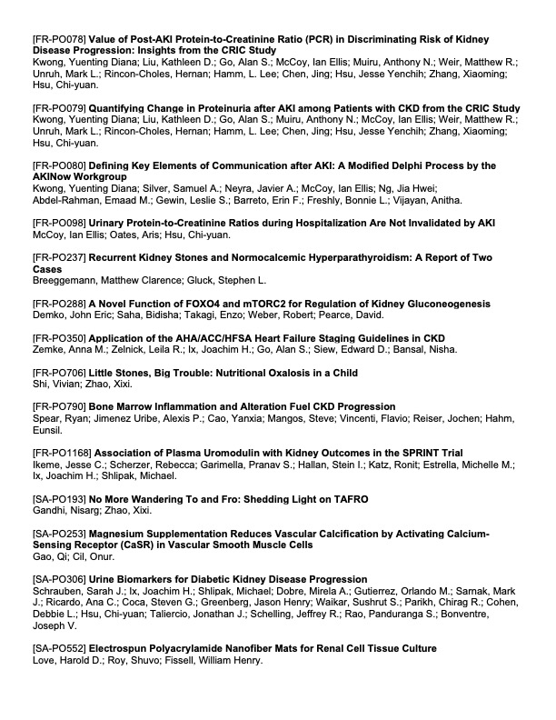 UCSF Nephrology (@ucsfnephrology) on Twitter photo The 2024 <a href="/ASNKidney/">American Society of Nephrology</a> #KidneyWk is here! Please check out this list of great work by <a href="/UCSF/">UC San Francisco</a> <a href="/UCSFMedicine/">UCSF School of Medicine</a> colleagues!
We hope to see you there!
(1/2) The 2024 <a href="/ASNKidney/">American Society of Nephrology</a> #KidneyWk is here! Please check out this list of great work by <a href="/UCSF/">UC San Francisco</a> <a href="/UCSFMedicine/">UCSF School of Medicine</a> colleagues!
We hope to see you there!
(1/2)