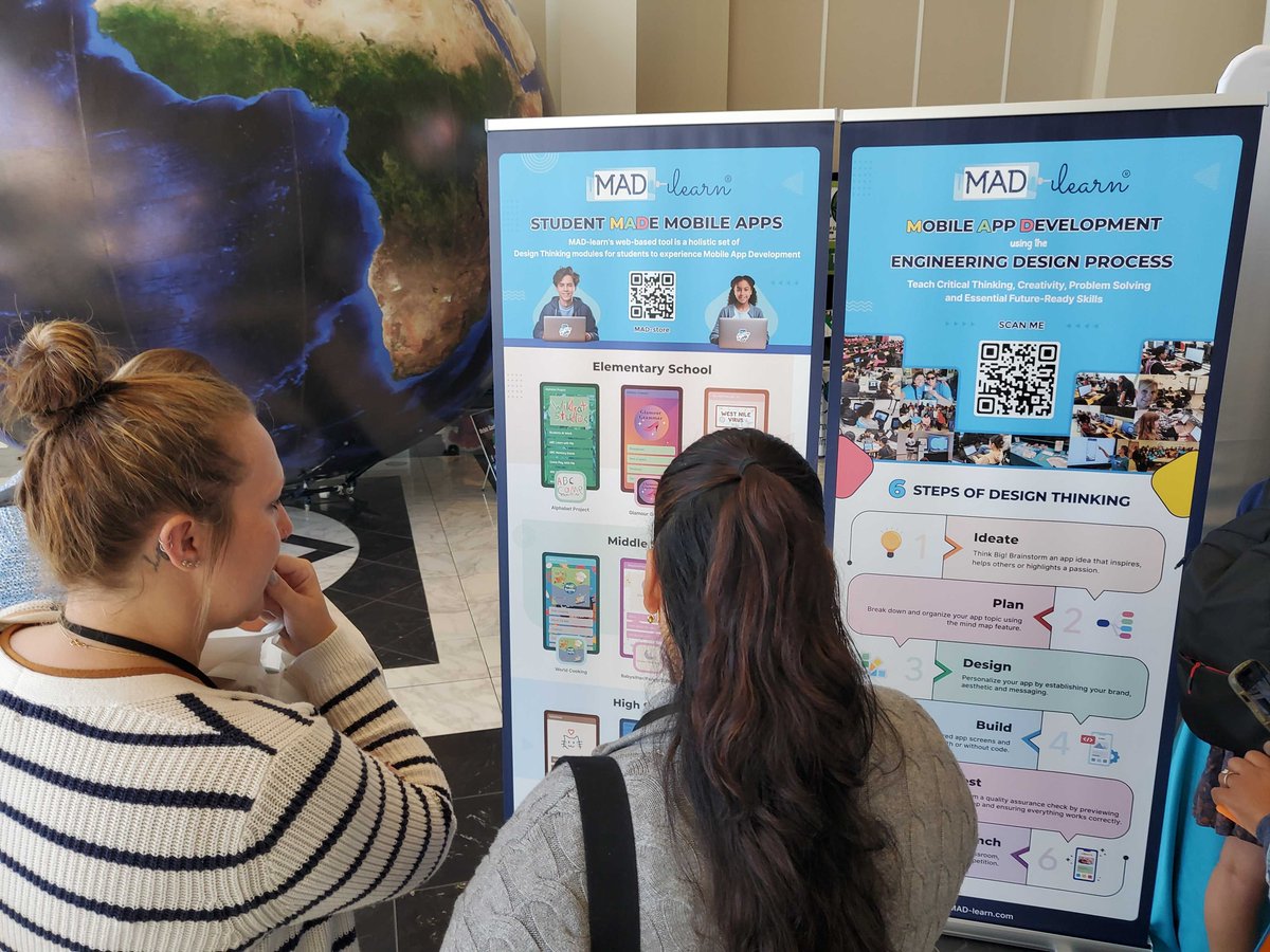 MADLearn's tweet photo. We are having an amazing time connecting and sharing ideas with awesome #educators at the GA STEM STEAM Forum! If you haven't already, visit the @MADLearn booth for some cool swag!
Also, SEE YOU TODAY at 1:05 pm for our session "Blue Sky Thinking..."!
#STEMGeorgia #STEMGaDOE https://t.co/nBlYUZqViF
