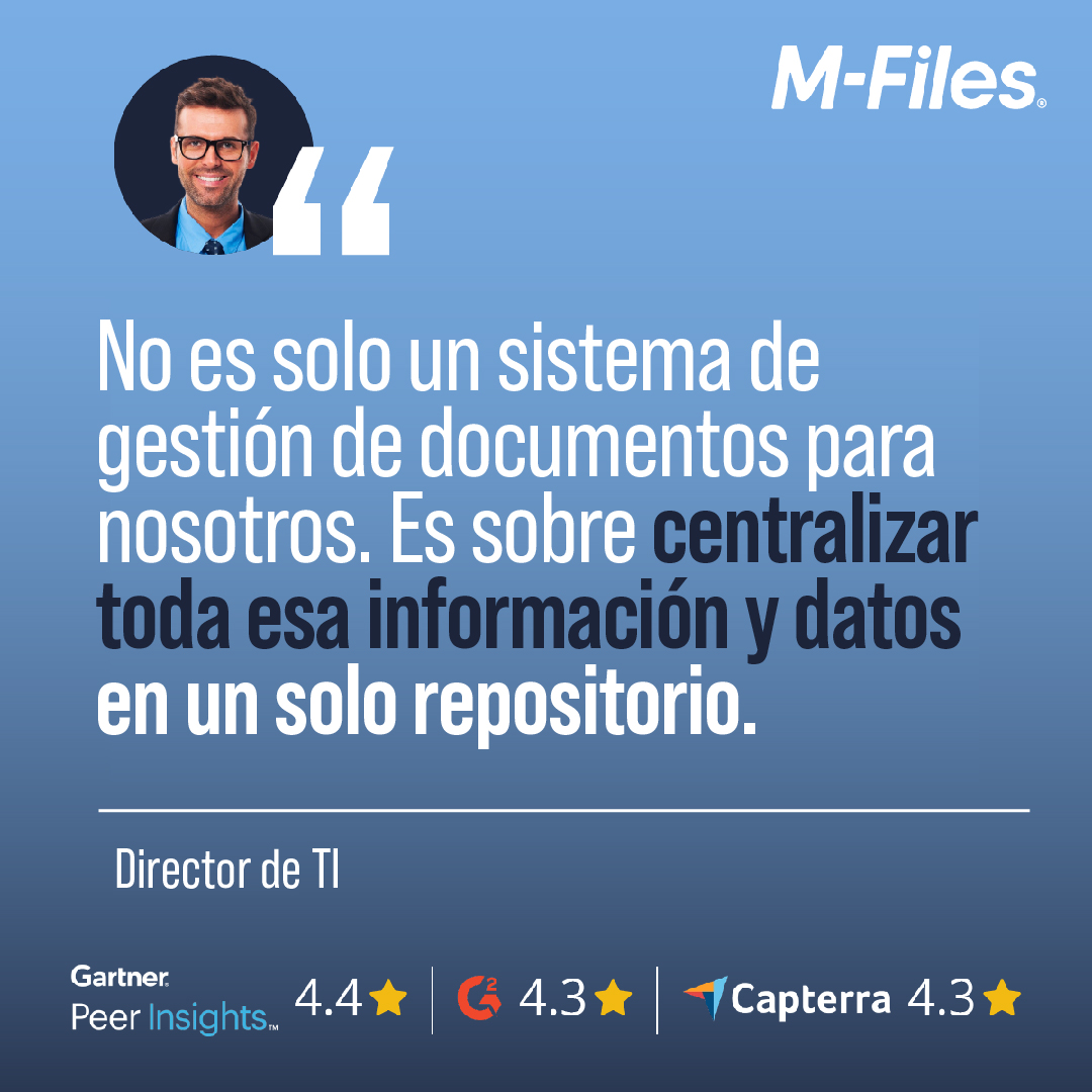 HIXSA's tweet image. ¿Perdiendo tiempo buscando documentos? ⏳ Con
@M_Files, encuentra todo en segundos y ahorra horas. Prueba [SIN COSTO] durante 30 días y conoce su búsqueda avanzada. ¡Mejora tu productividad! buff.ly/3NtOQ4K #KnowledgeWorkAutomation #MFiles #TrabajoInteligente #genAI
