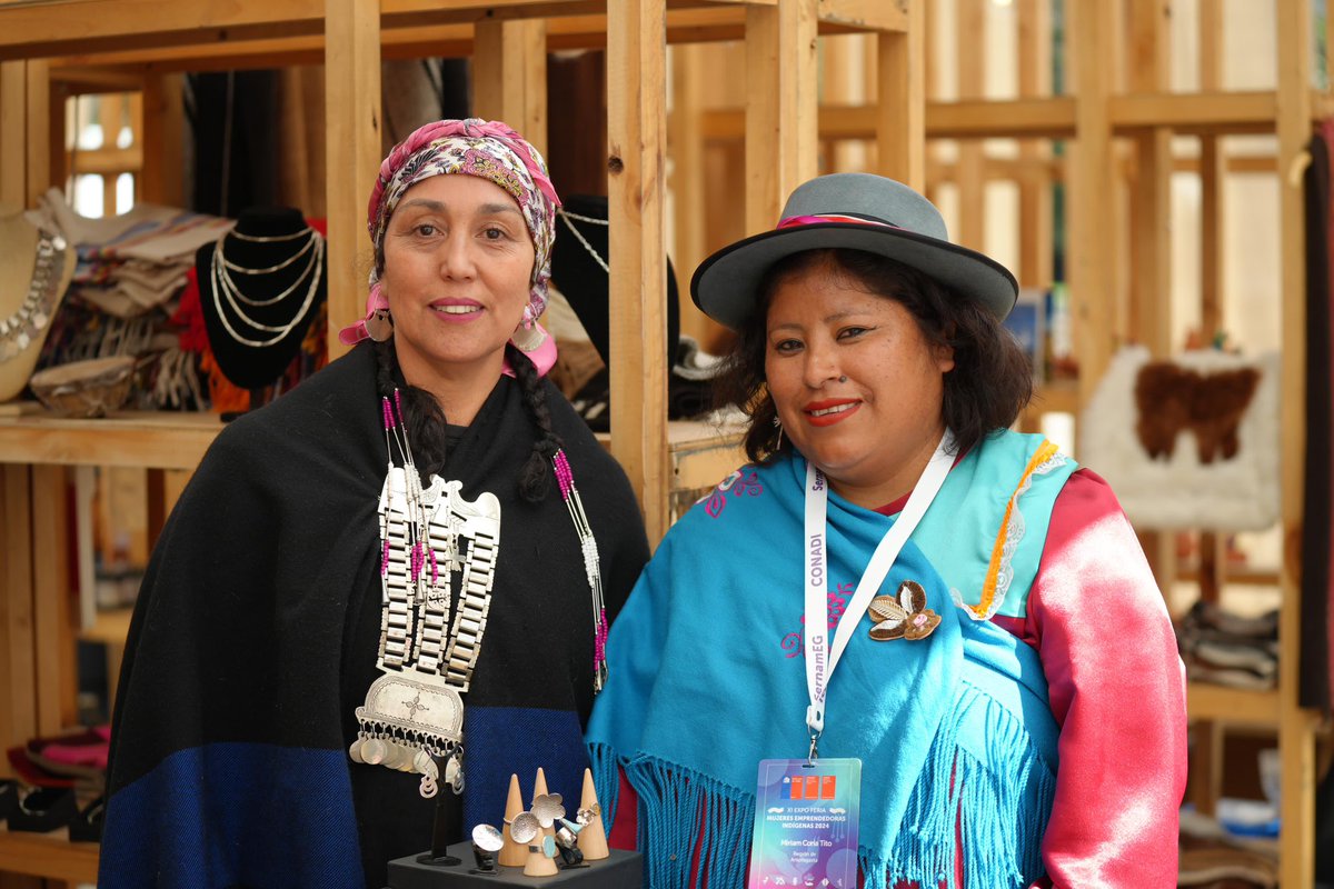 ✨¡Ya inauguramos la Expo Feria Mujeres Emprendedoras Indígenas!

💜Este espacio cultural y de comercialización con más de 60 emprendedoras pertenecientes a los 11 pueblos indígenas de nuestro país. 

Con estas acciones seguimos fortaleciendo la autonomía económica de las mujeres