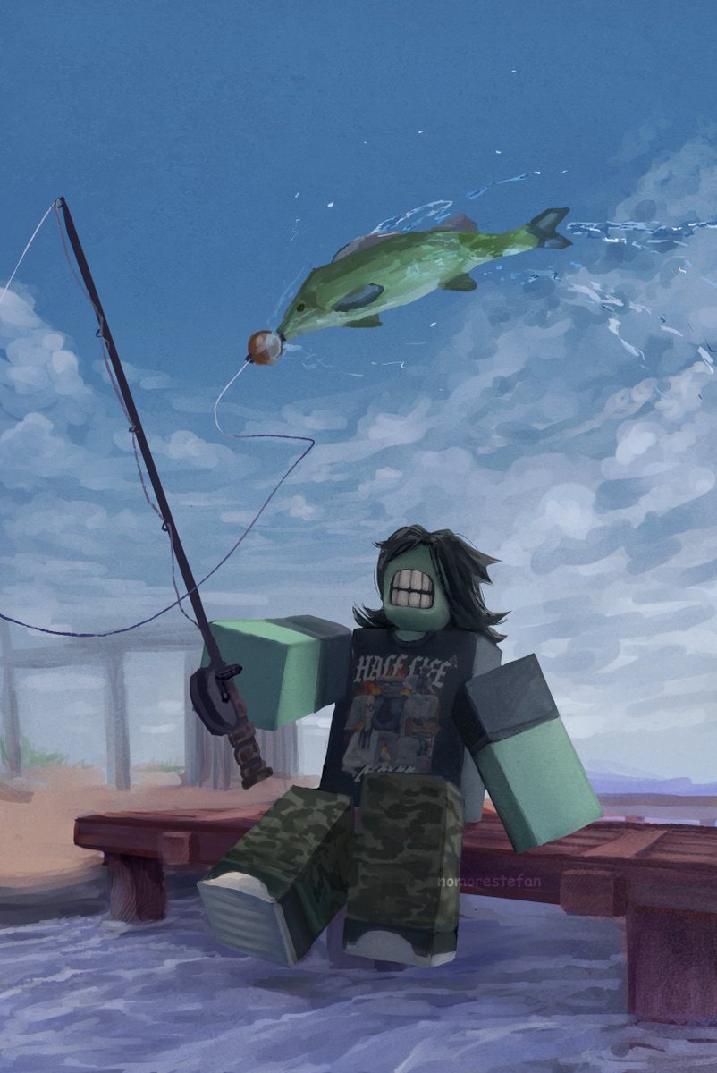 my friend likes to #fisch