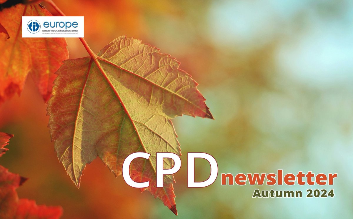 Missed our October #CPD Newsletter? 😟
No worries, here is our Autumn issue! 😊
#translation #xl8 #interpretation #1nt 
🔗 bit.ly/3UG7omz